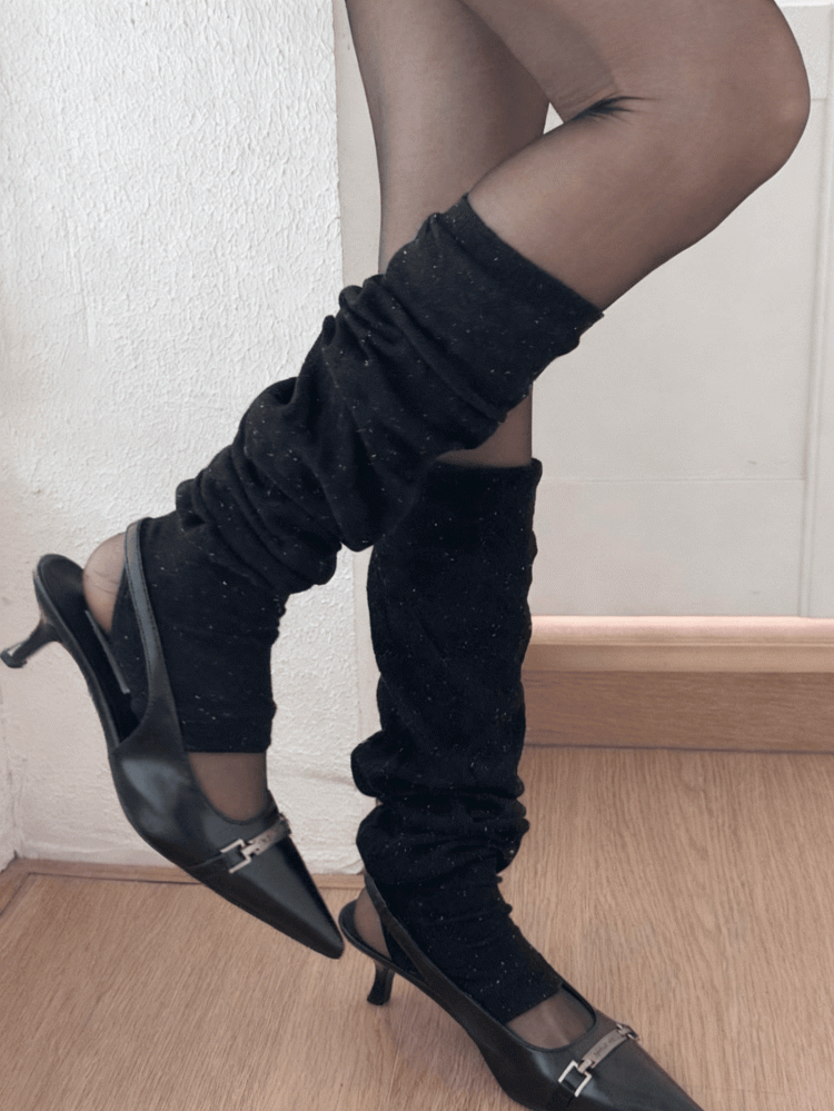 4 Color Options Thin Stacked Leg Warmers With Colorful Polka-dot Pattern