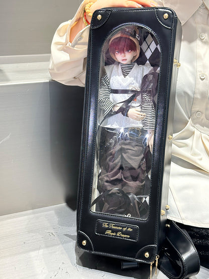 Crossbody – als Maßstab 1/4 BJD Tasche Black Wear Doll