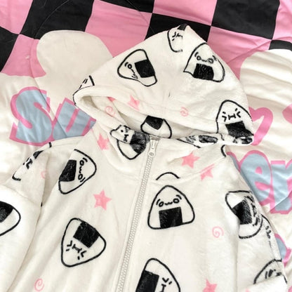 白米ボールフード付き厚手パジャマセット