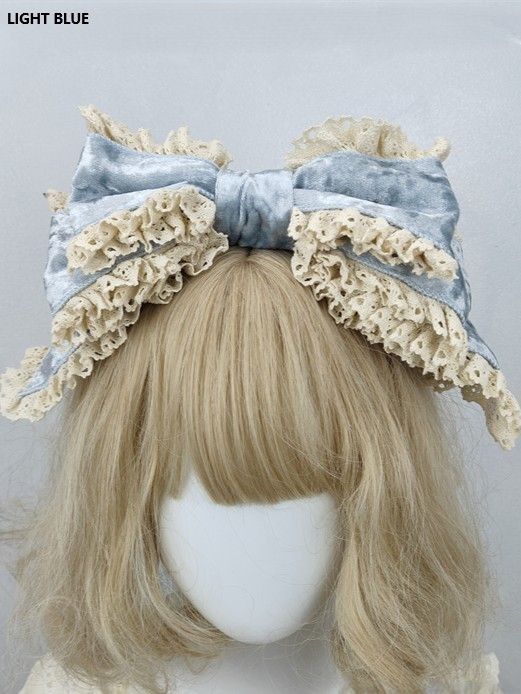 Big Trim 13 Lace Options Bow Velvet KC