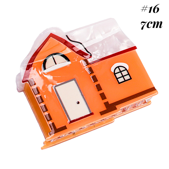 Western Town Life Inspired Hair Claw Clip