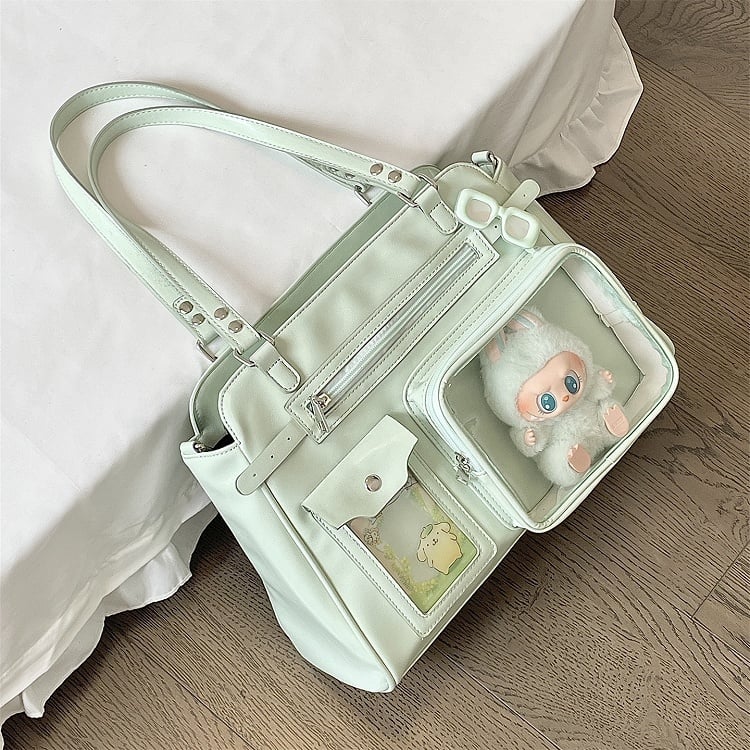 Colors Bag with Charm Cute Crossbody/shoulder 3 Ita