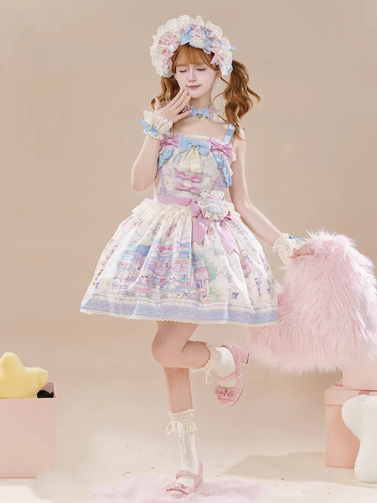 Sweet Jumper Print Store Cute Puppy Skirt Toy Lolita