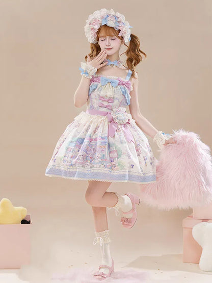 Sweet Jumper Print Store Cute Puppy Skirt Toy Lolita