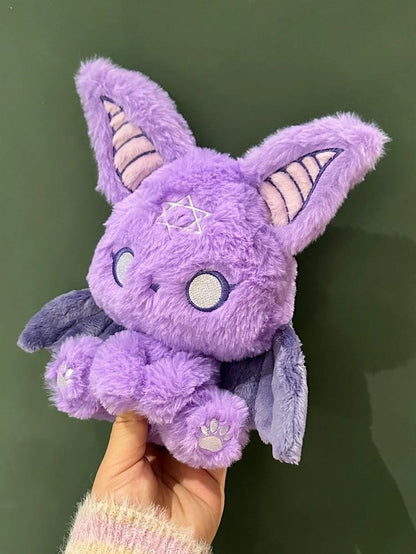 Purple Gothic Bat Plushie