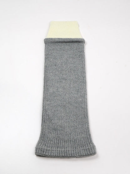 5 Mid-calf Design Colors Colorblock Knit Leg Warmers