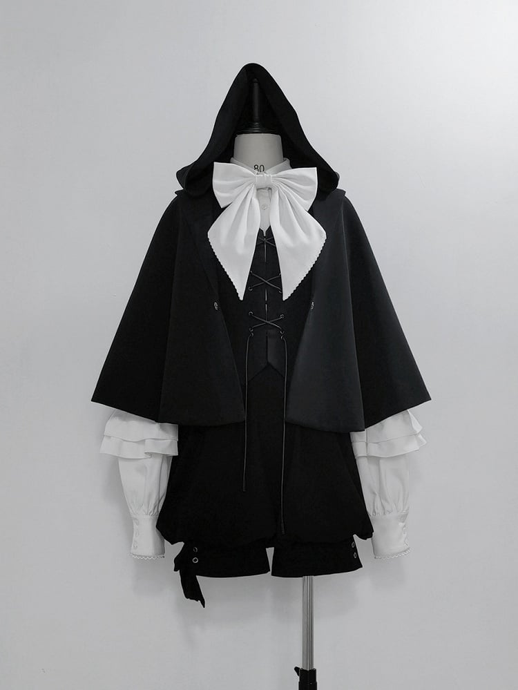 Lolita Ouji Knickerbockers Shorts Black Fashion