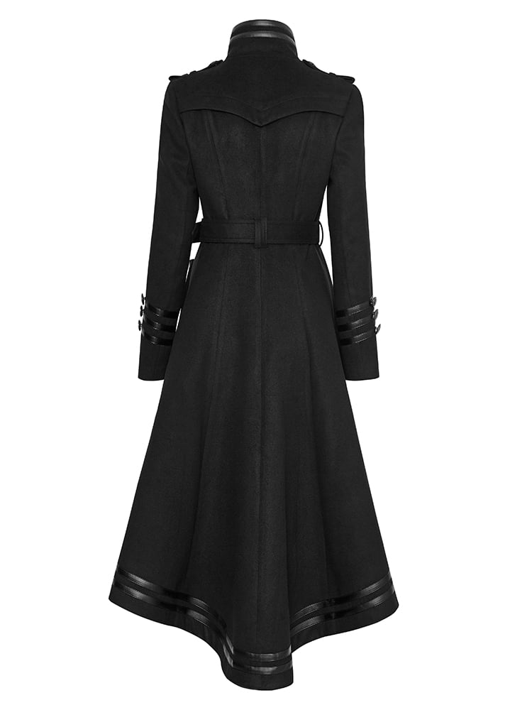 Worsted Military Women's Coat Black Uniform