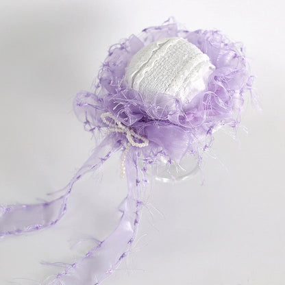 Lolita Tulle Mini Hat Light Purple