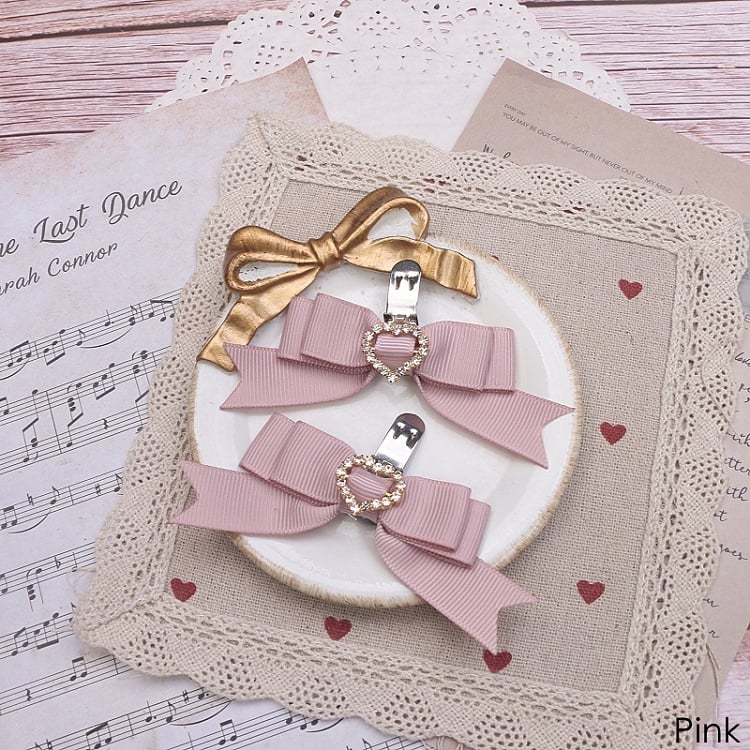 Size Jirai in Kei Options Small Bowknot Color Shoe Clips 5