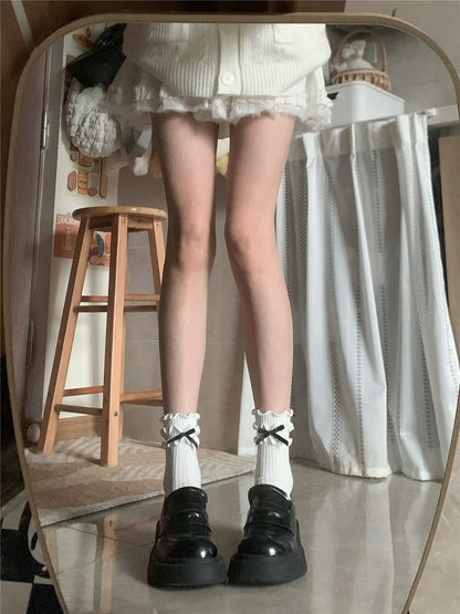 5 Style Ear and Socks Lolita Wood Wool Design Bow Butterfly Colors with