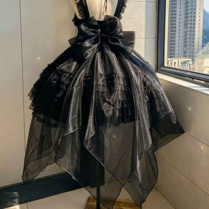 Lolita Ballet Style Bow Back Waist Decoration