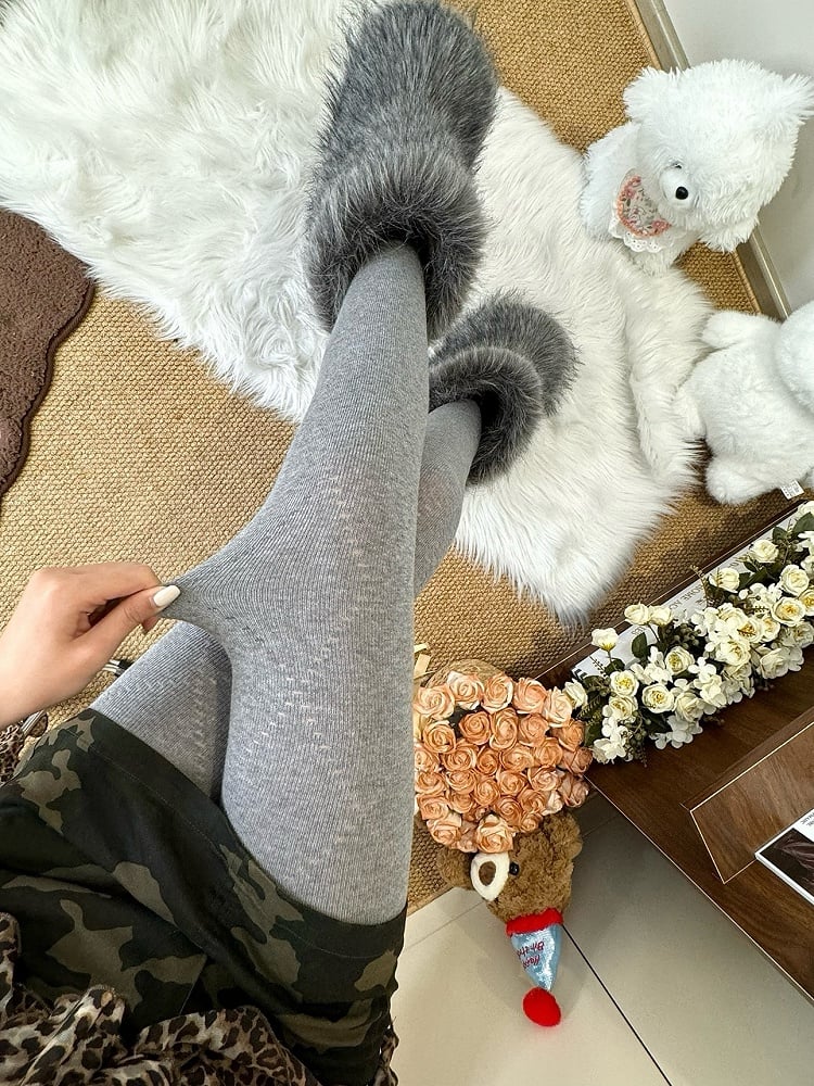 Diamond Retro Pattern Tights 6 Colors Style