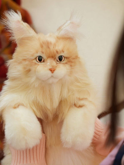 Colors 4 Realistic Backpack/Crossbody Bag Cat Plush