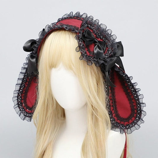 Design Details Trim Bowknot Options Color Lace Heart Bunny 4 Ear