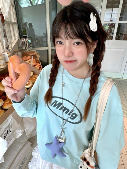 Y2K Star with Silver Necklace/Hanging Chain