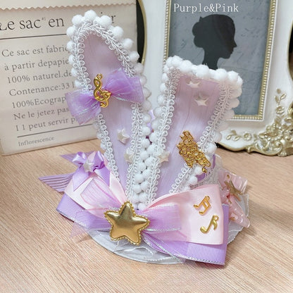 Vibes Hat Ears Color in Details Bowknot Wonderland Options Alice Mini Bunny 9