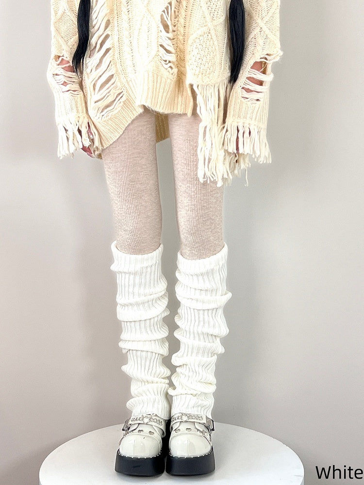Warmers Colors Knitted Leg Retro-Style 7