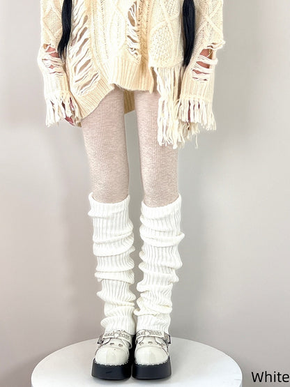 Warmers Colors Knitted Leg Retro-Style 7