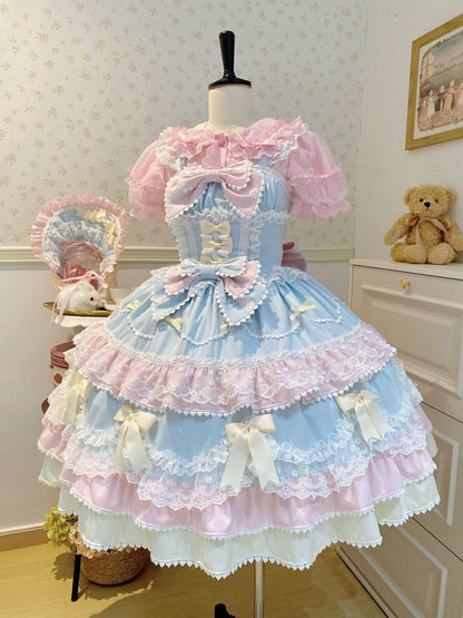 Lolita Fondant Cake JSK Suspender Dress – Sweet Summer Gown
