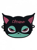 Gothic Cat Pink Telefon Grün Zurück Mobile Clip Schwarz und