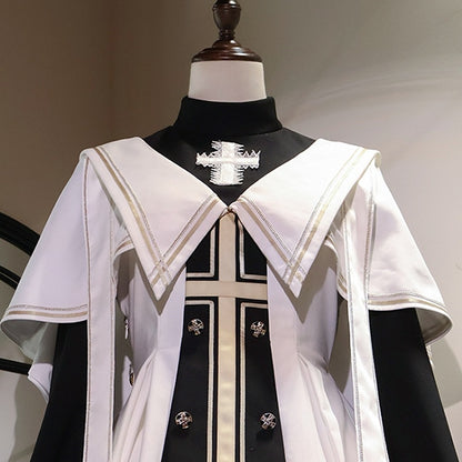 ホワイト ナン ロリータ ケープ