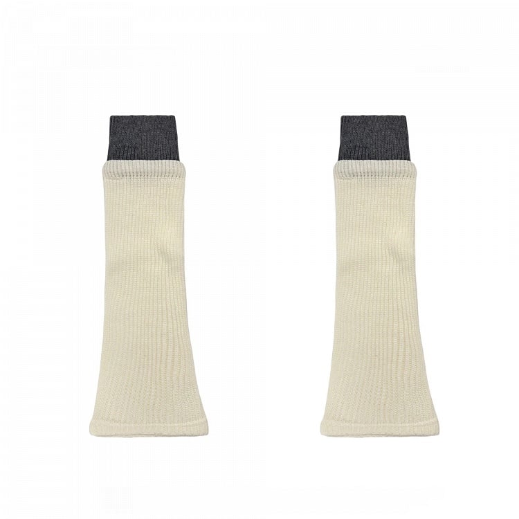 Colors) Warmers (4 Ribbed Leg Two-Tone Slouchy