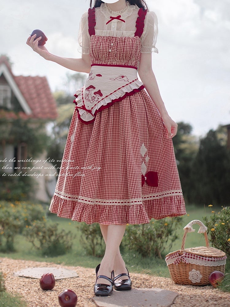 Pleating Puff Details with Blouse Sleeves Beige See-through