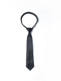 Black Zipper Necktie - PINK SAVIOR