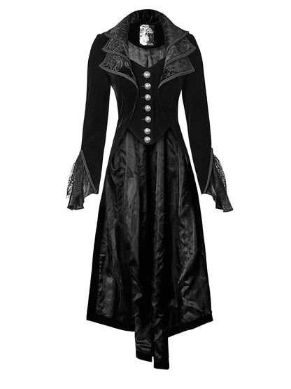 Black Long Gothic Coat