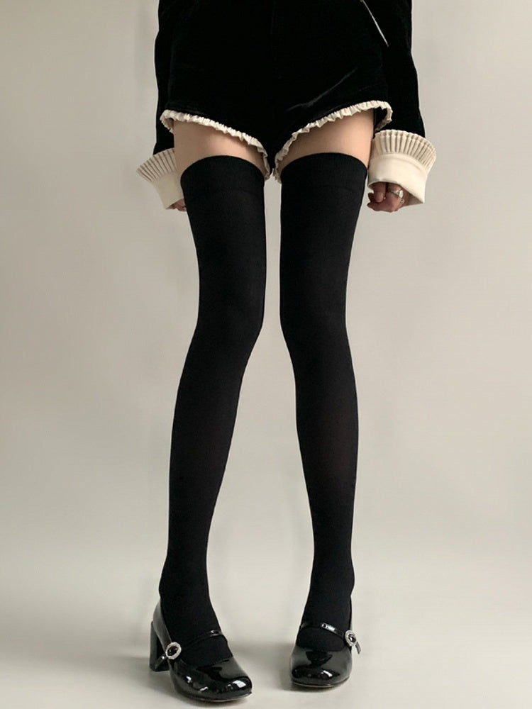 Stockings Extended Sweet Black/White