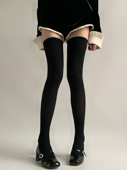 Stockings Extended Sweet Black/White
