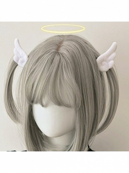 Kawaii White Wing Hairclip - Post-2000 Gift Shop