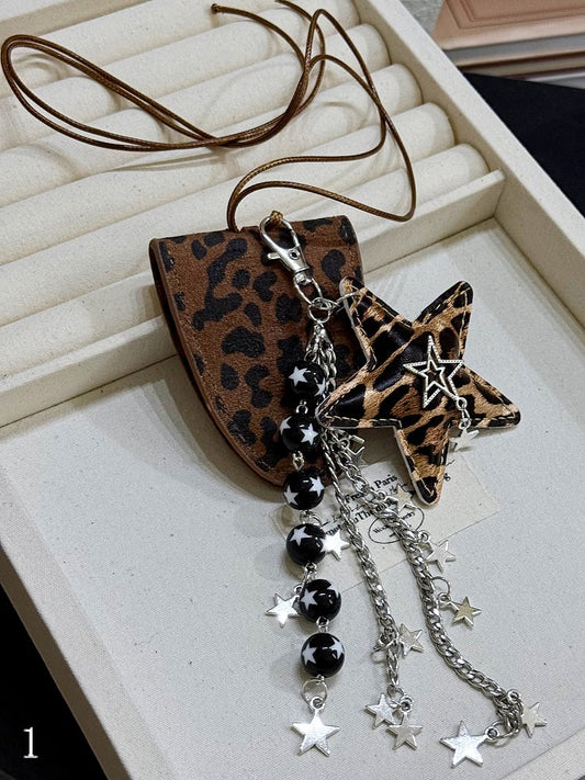 Muster Leopard 4 Optionen Halskette/Choker