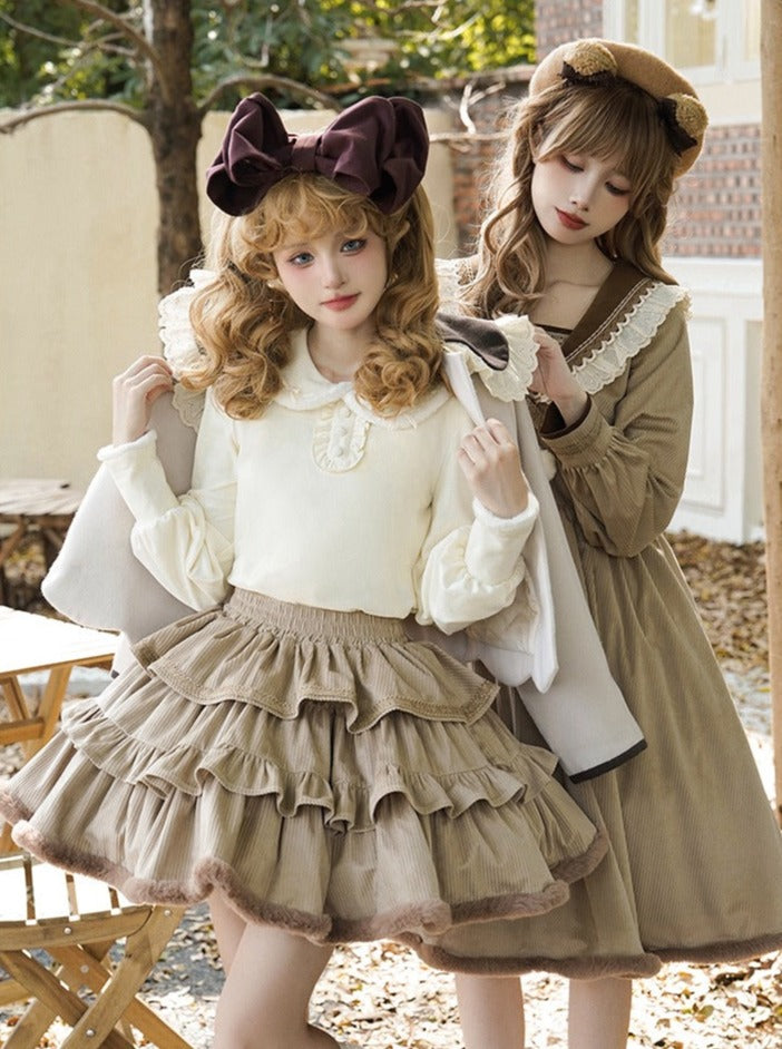 コココートワンピース ボリュームガーリーフリル＋スカート日記