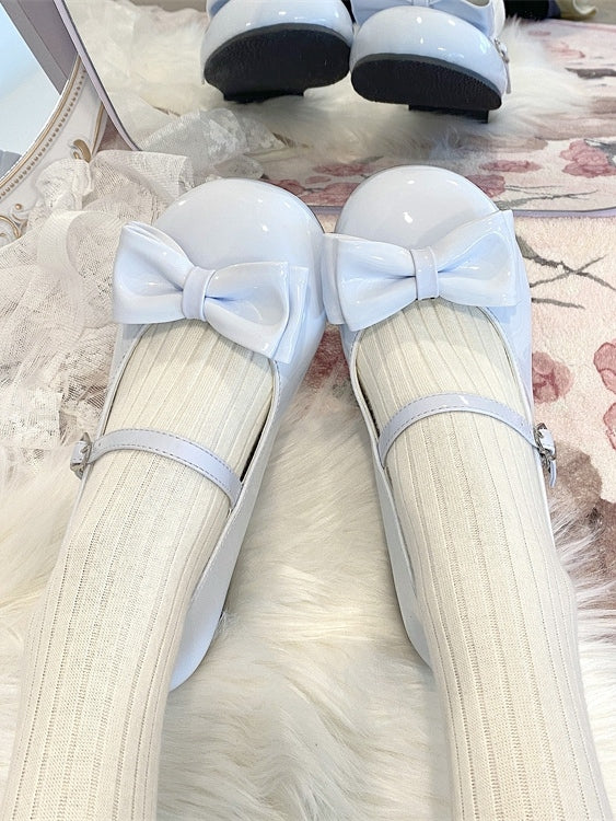 Color 4 in Bowknot Options Shoe Sweet Clips Lolita