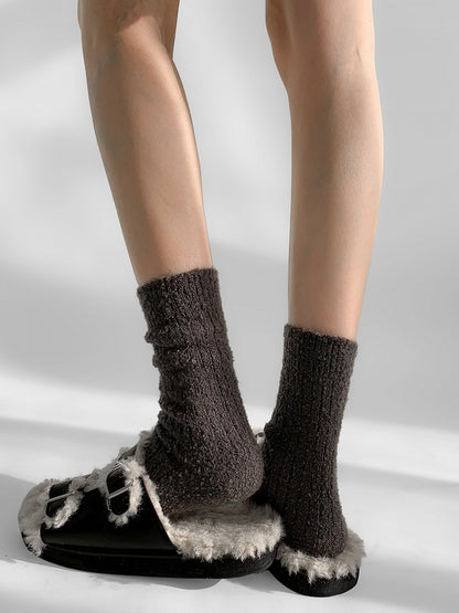 Plush Socks Colors 6 Warm