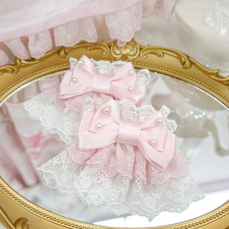 Rosa Blau Schwarz Handgelenksmanschetten /