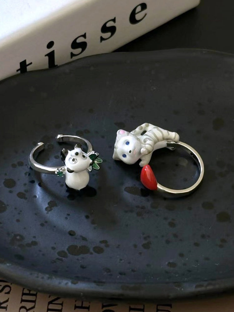 Y2Kアニマルデザインリング