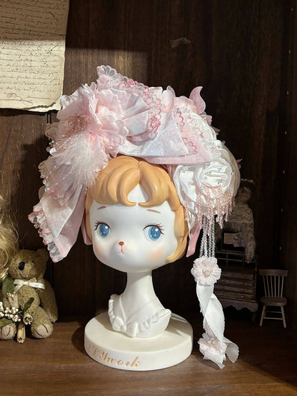 Rose Floral Bow Headband - sedef