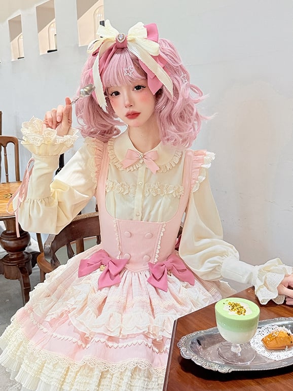 Off-White – Langärmliges Oberteil mit Peter-Pan-Kragen