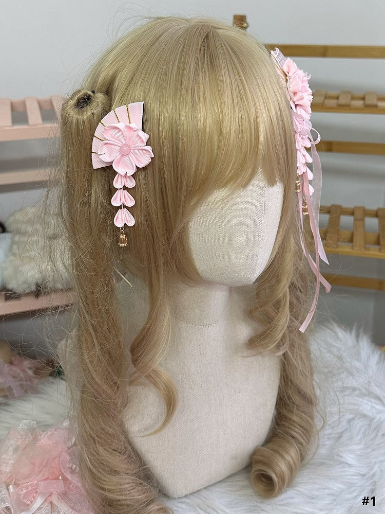 Types Charms Hairclip Cherry Lolita Blossom 4