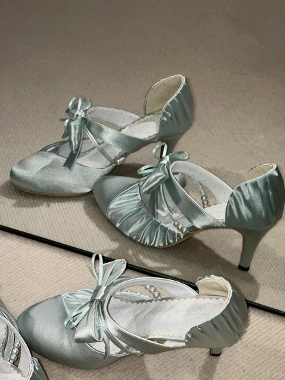 Toe Pointed Elegant Turquoise - Lolita Janes Mary