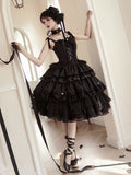 Black Underskirt Petticoat - Golden Koi Forest