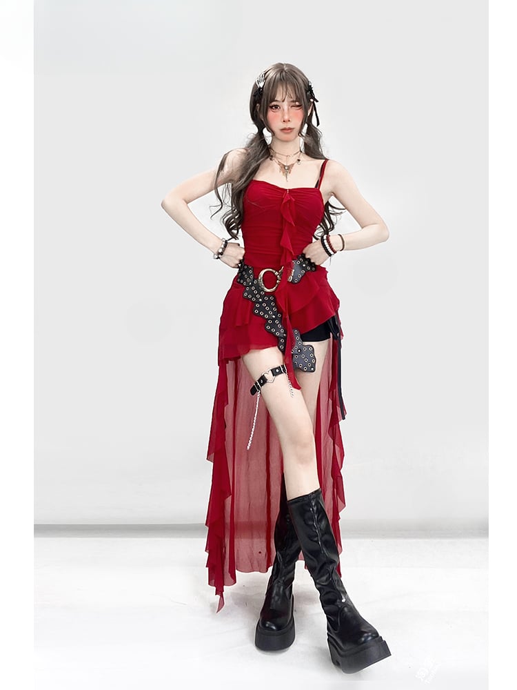 Vintage Black Cargo Pockets Glamorous Slim-fitting Shorts