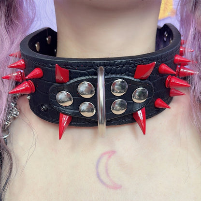 Punk Colors Studs Y2K 3 Choker