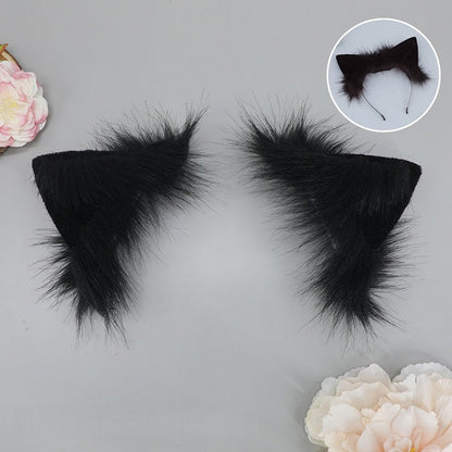 3 Covers Faux Kitty Colors Waggling Ear Fur