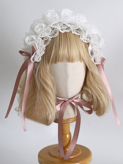 Color Details Sweet Options Ruffled Lolita Bowknot 9 Hairband