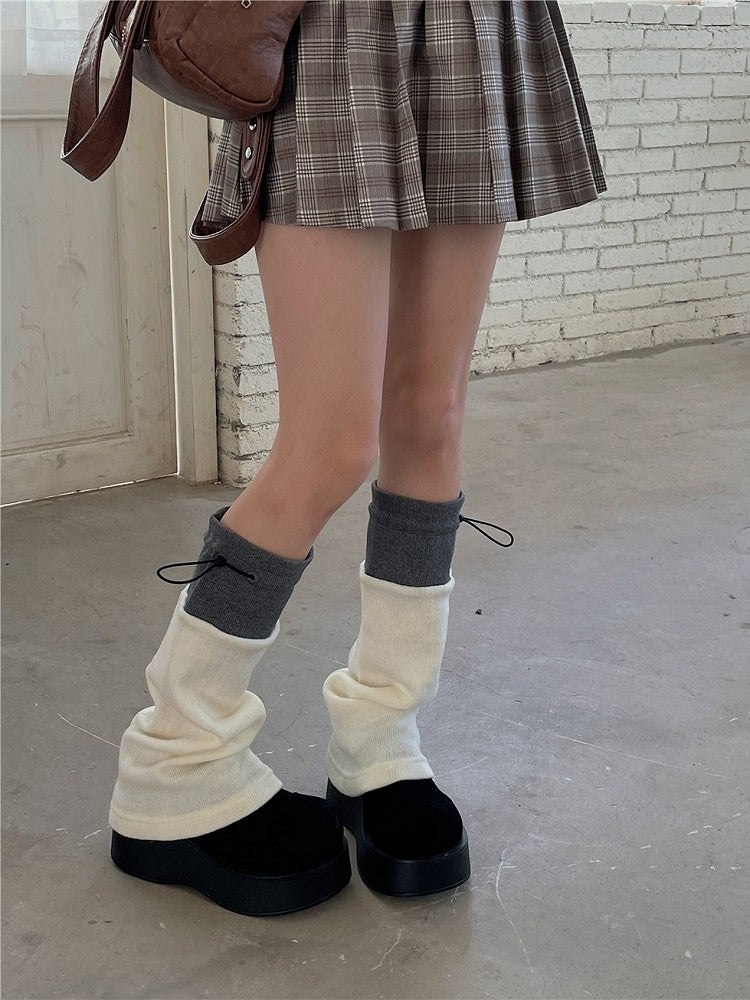 Color-Block Warmers Drawstring Leg 4 Color Options