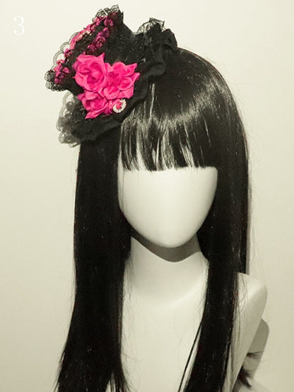 Trim Floral 4 Options Hat Lace Mini Design